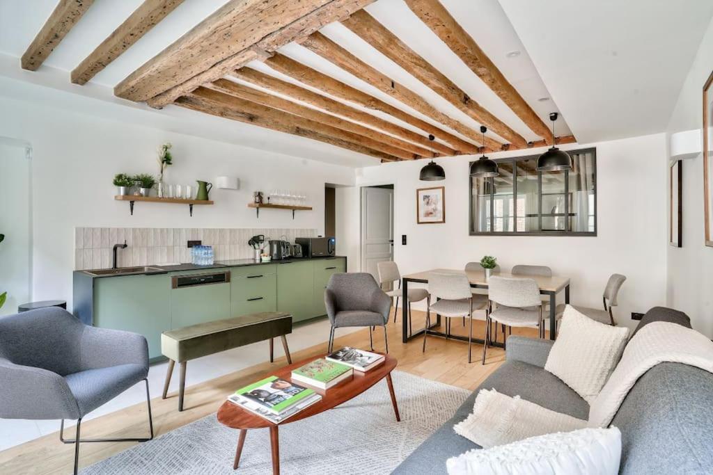 Magnifique Appartement Pour 6 - Montorgueil Paris Dış mekan fotoğraf