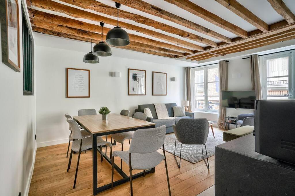 Magnifique Appartement Pour 6 - Montorgueil Paris Dış mekan fotoğraf