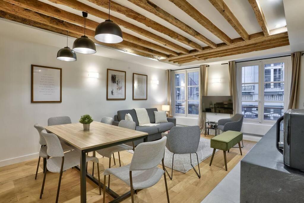 Magnifique Appartement Pour 6 - Montorgueil Paris Dış mekan fotoğraf